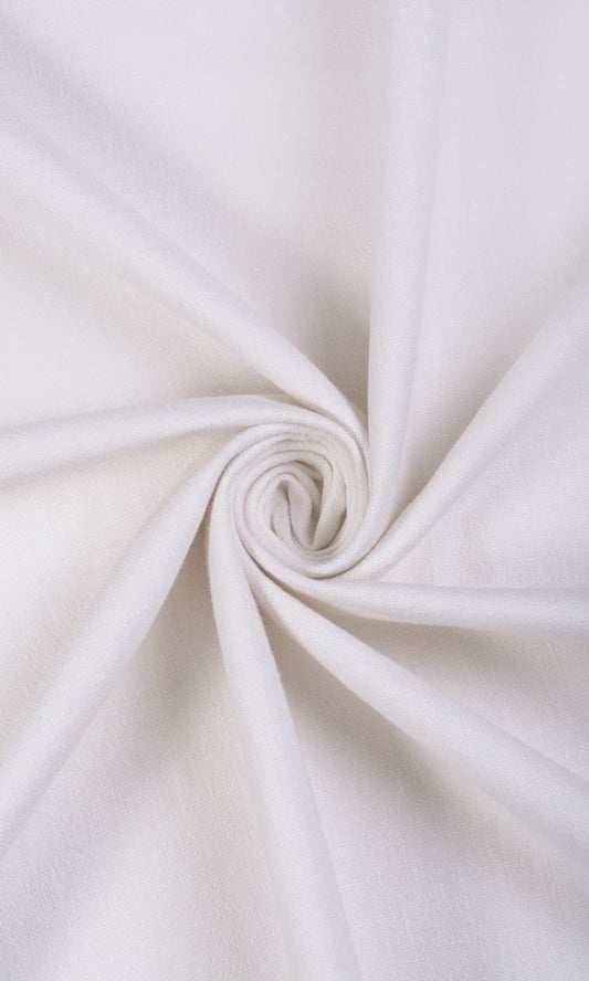 Linen Blend Drapery (White)
