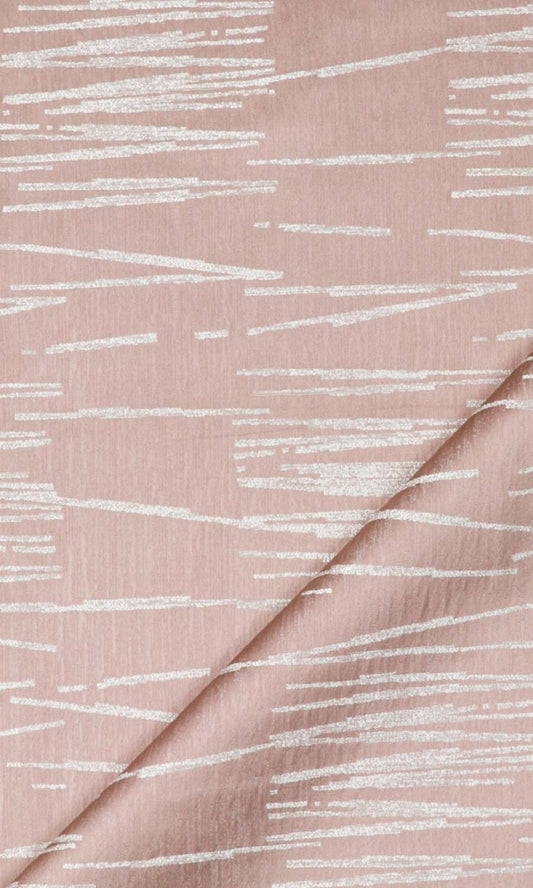 Abstract Patterned Home Decor Fabric Sample (Blush Pink)