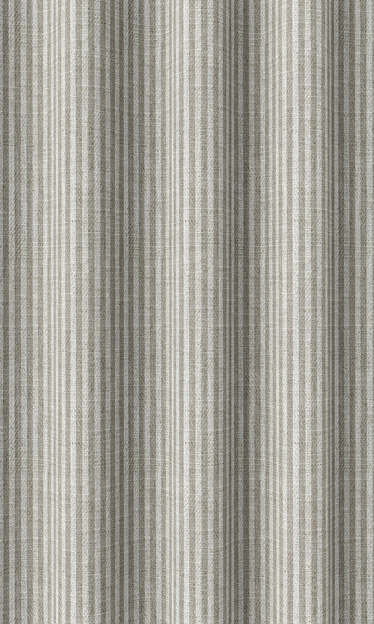 Modern Striped Home Decor Fabric By the Yard (Grey/ White)