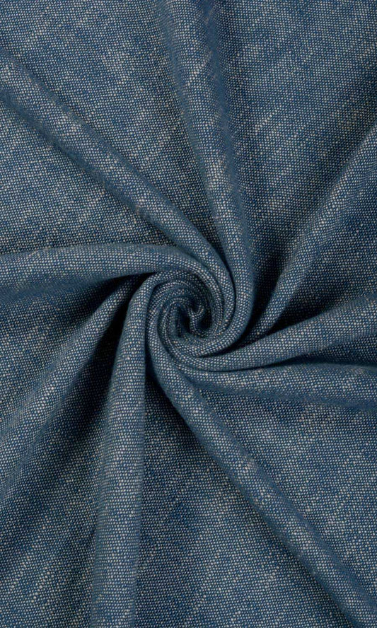 Plain Cotton Drapes (Navy Blue)