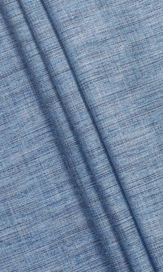 Textured Roman Shades (Denim Blue)