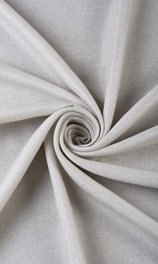 Plain Semi-Sheer Home Decor Fabric Sample (Silver Gray)