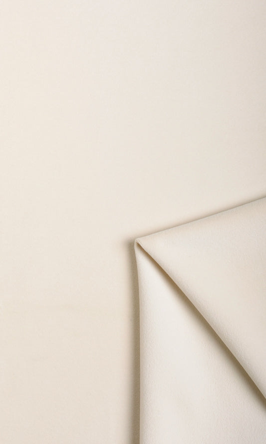 Velvet Home Decor Fabric By the Yard (Warm Ivory)