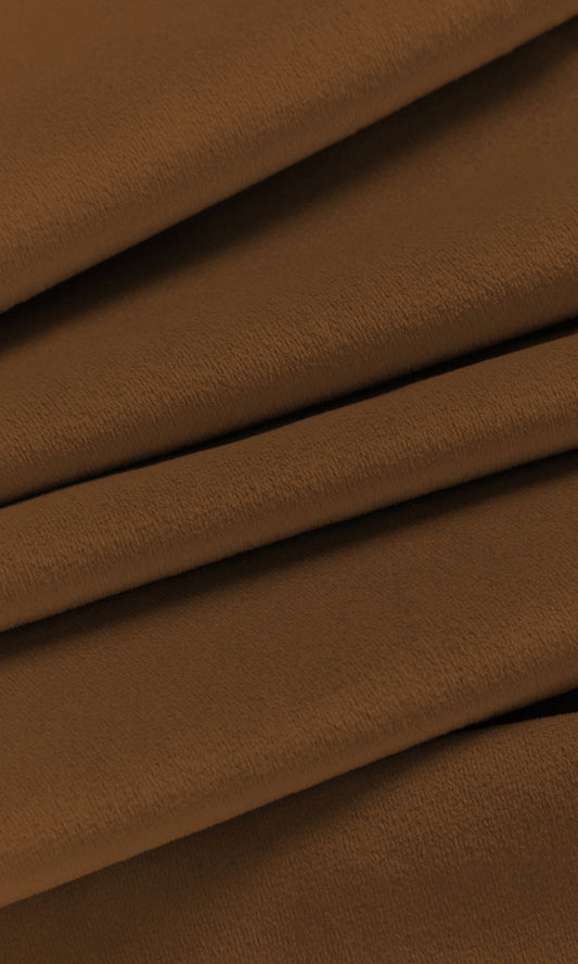 Velvet Drapery (Orange-Brown)