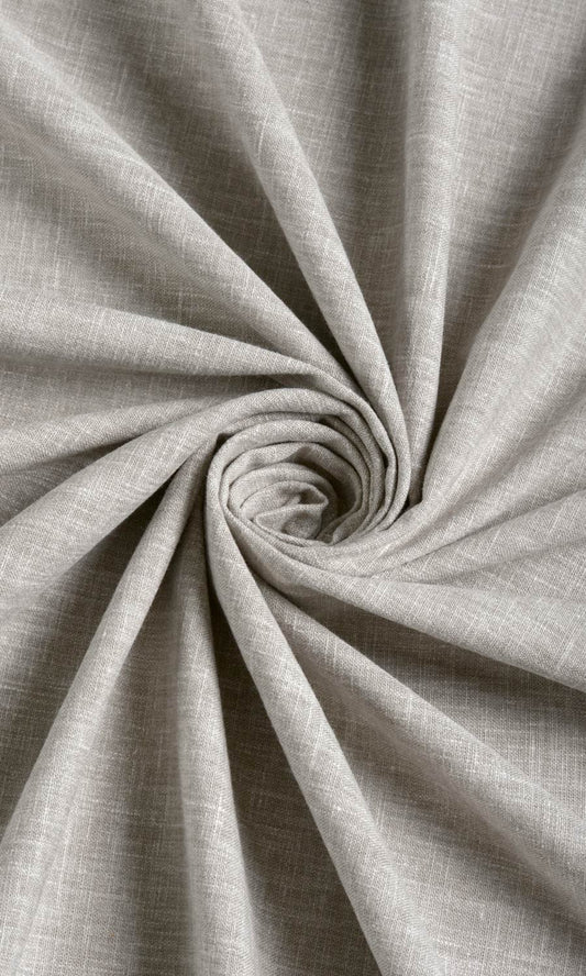 Poly-Cotton Blend Home Décor Fabric By the Yard (Warm Grey)