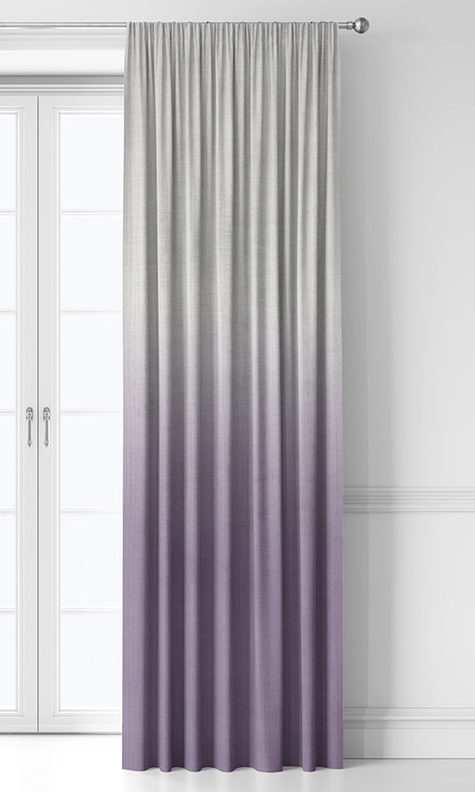 2-Tone Ombre Window Curtains (Purple)