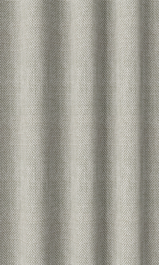 Herringbone Textured Curtains (Grey)