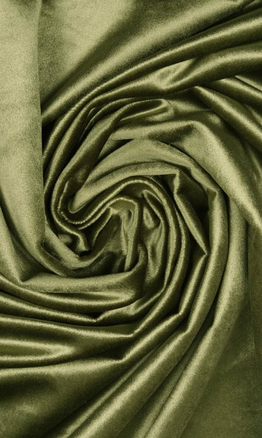 Velvet Drapery (Green)
