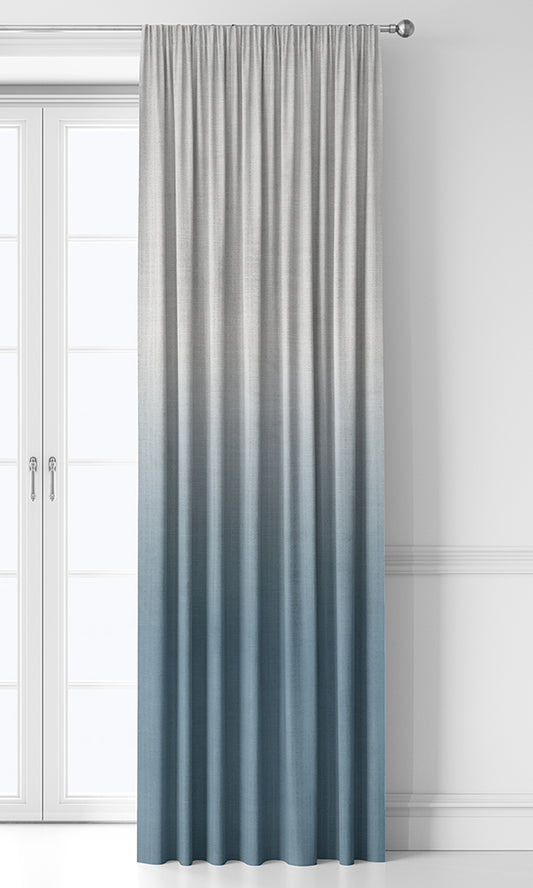 2-Tone Ombre Home Decor Fabric Sample (Cobalt Blue)