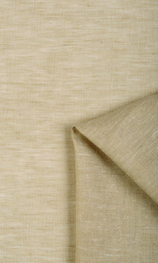 Linen Sheer Home Decor Fabric Sample (Brown)