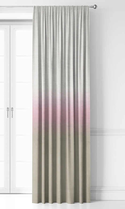 3-Tone Ombre Home Decor Fabric Sample (Pale Pink & Beige)