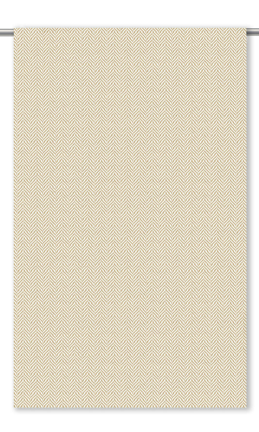Herringbone Textured Home Decor Fabric By the Yard (Sandy Beige)