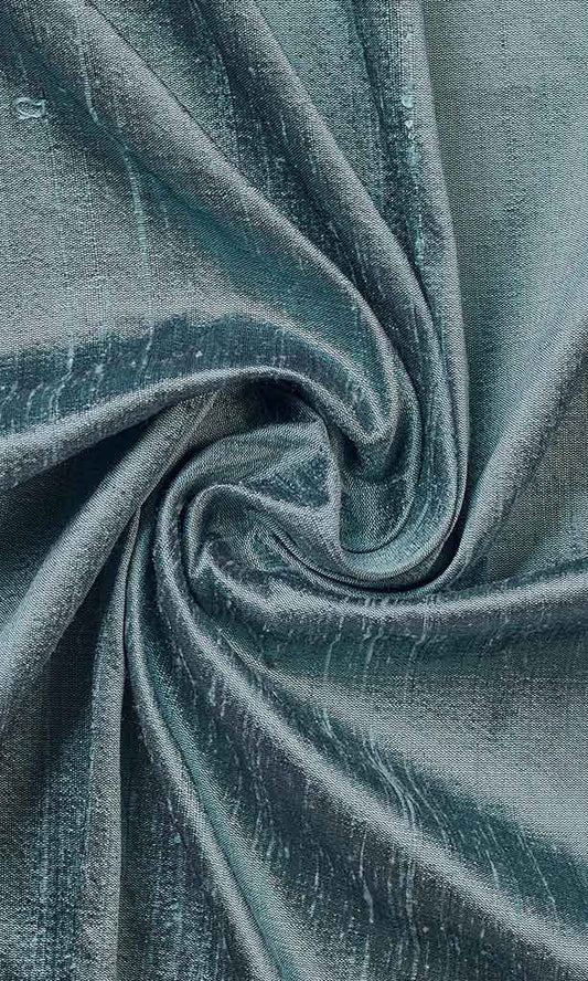 Dupioni Silk Home Decor Fabric By the Yard (Dark Grey)