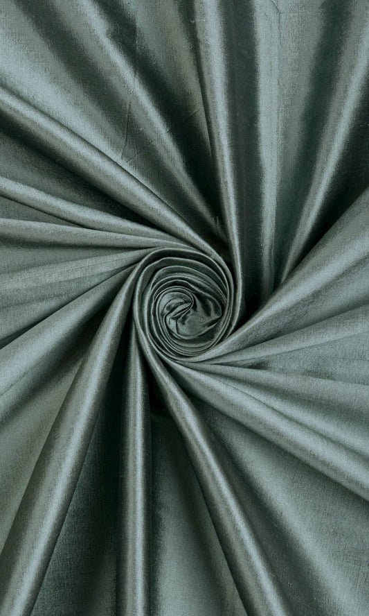Shantung Silk Home Decor Fabric Sample (Ocean/ Teal Blue)