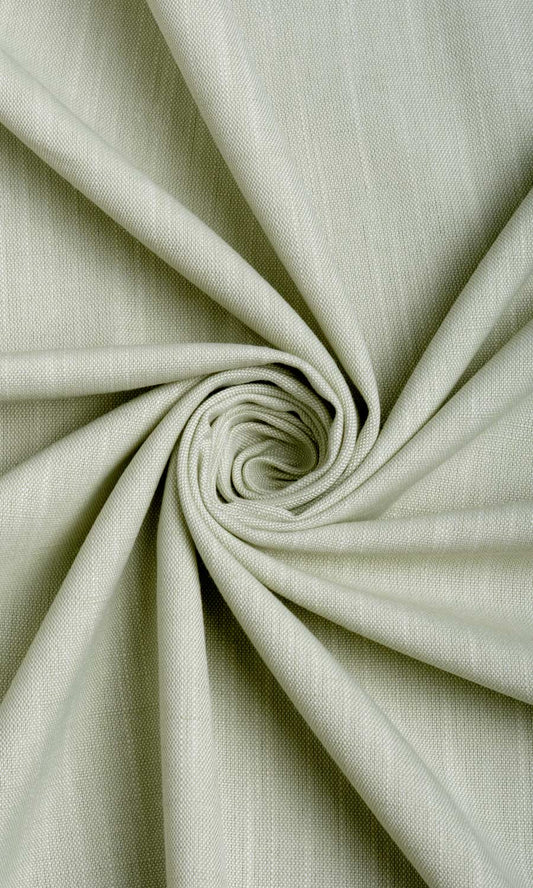 Plain Linen Texture Window Curtains (Mint Green)