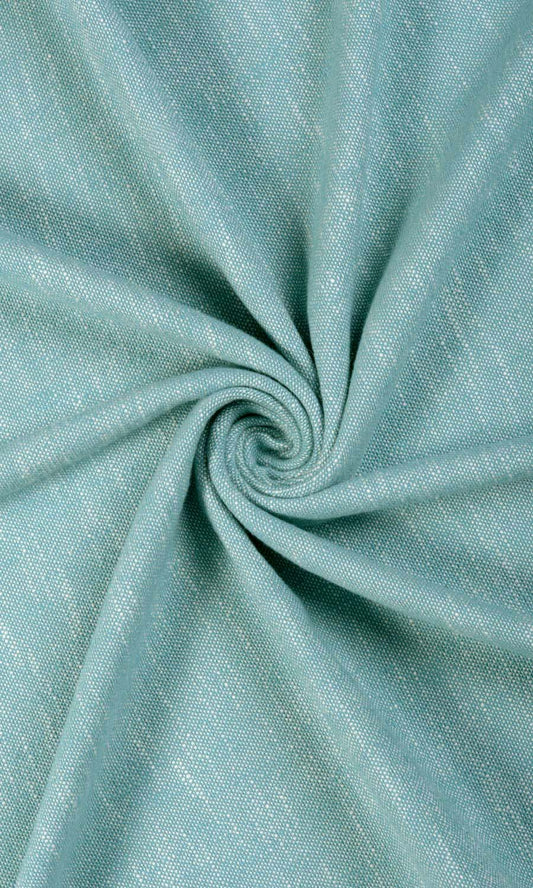 Plain Cotton Roman Shades (Aqua Blue)
