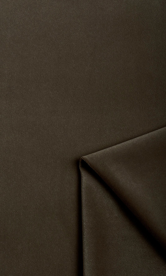 Velvet Home Decor Fabric By the Yard (Dark Brown)