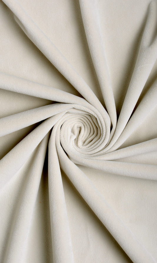 Velvet Home Decor Fabric Sample (Pale Grey)