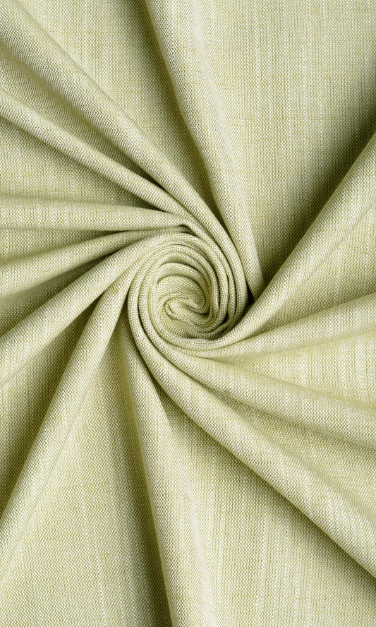Plain Linen Texture Window Curtains (Pale Green)