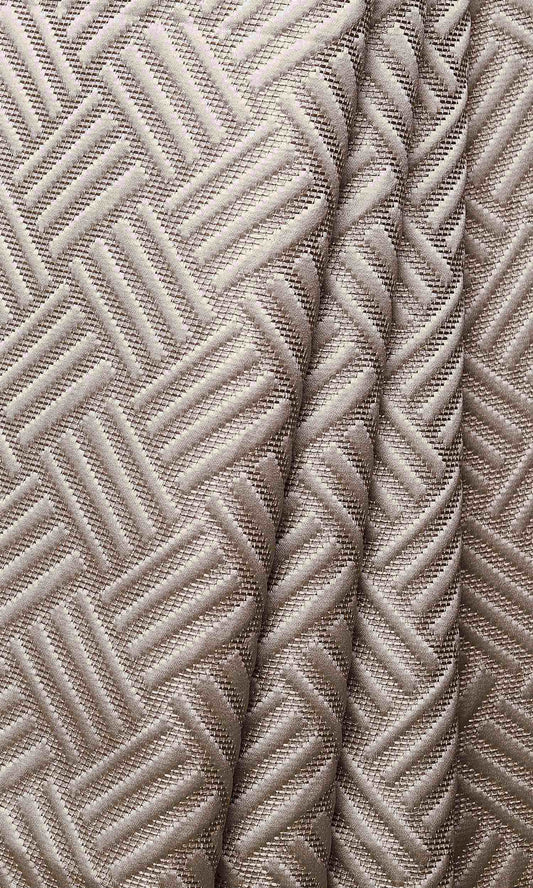 Silk Blend Drapes (Caramel/ Beige)