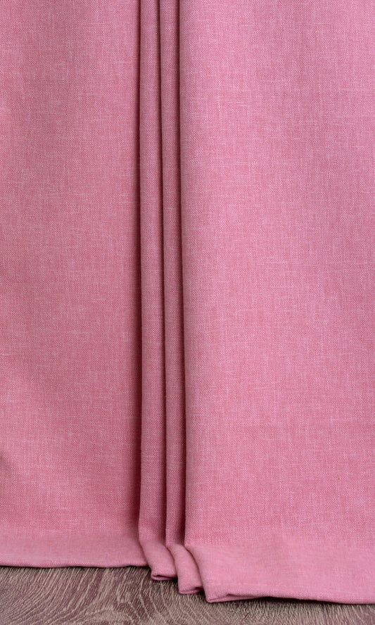 Linen-Blend Home Decor Fabric Sample (Watermelon Pink)