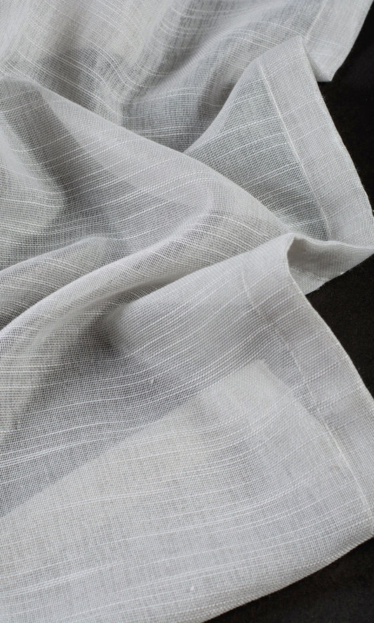 Plain Sheer Home Decor Fabric Sample (Light Gray)