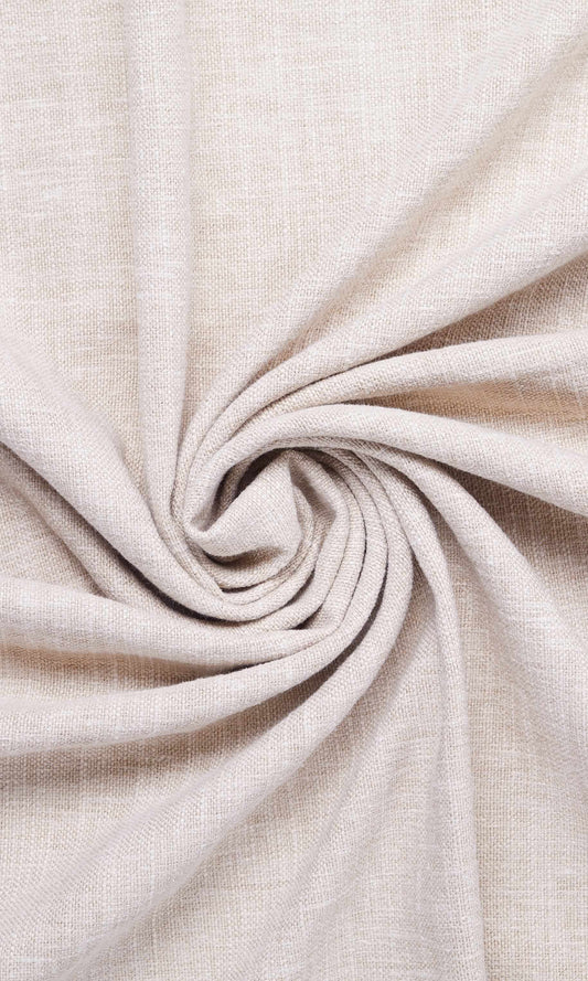 Linen-Cotton Blend  Drapes (Cream/ Beige)