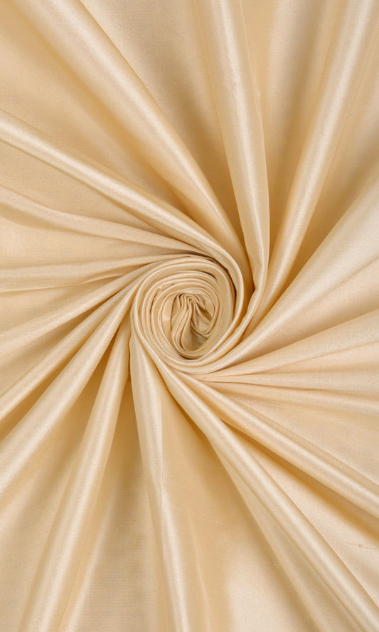 Shantung Silk Home Decor Fabric Sample (Warm Ivory)