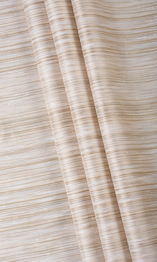 Faux Silk Home Decor Fabric By the Yard (Sand Beige)