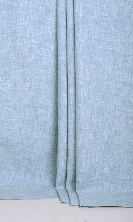 Poly-Cotton Blend Window Shades (Pale Cobalt)