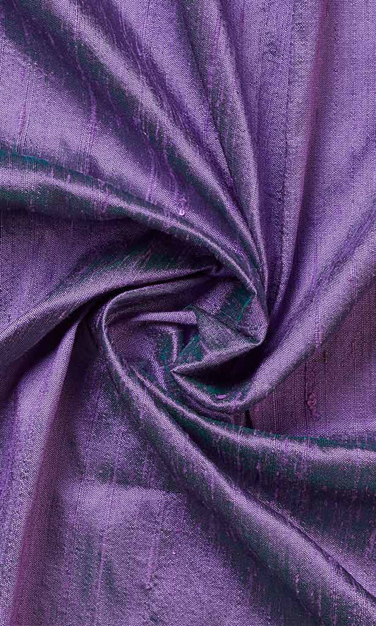 Pure Silk Home Decor Fabric By the Yard (Purple/ Iris)
