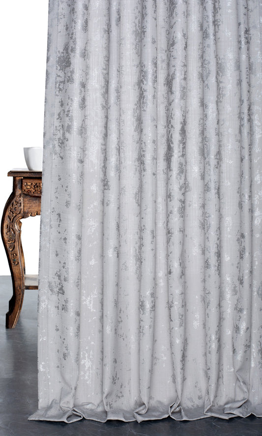 Metallic Abstract Print Shades (Silver)