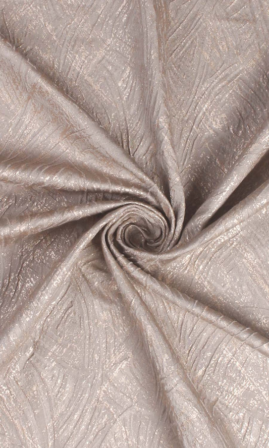 Self-Patterned Poly-Cotton Window Curtains (Purple-Grey)