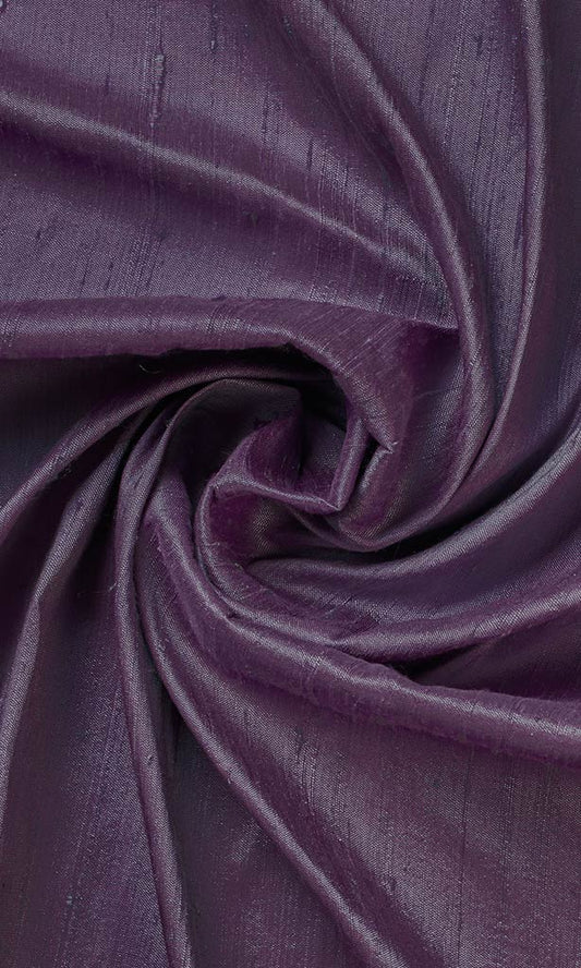 Dupioni Silk Home Decor Fabric By the Yard (Purple)