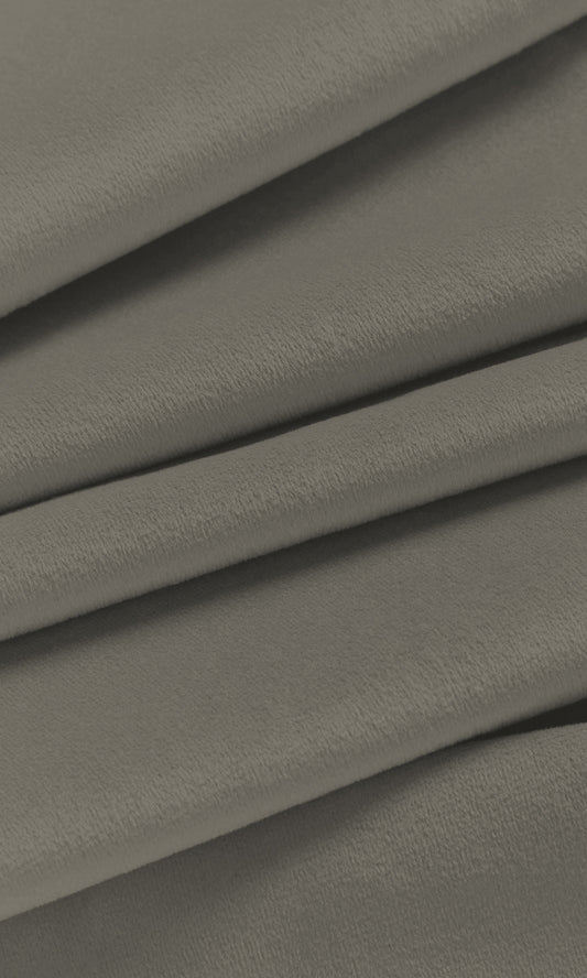 Velvet Curtain Panels (Grey)