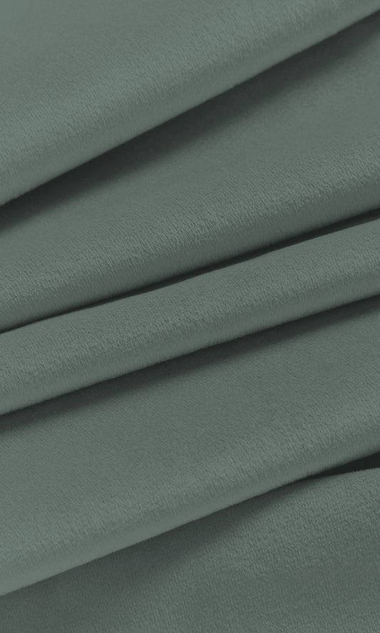Velvet Home Decor Fabric By the Yard (Stone Blue)