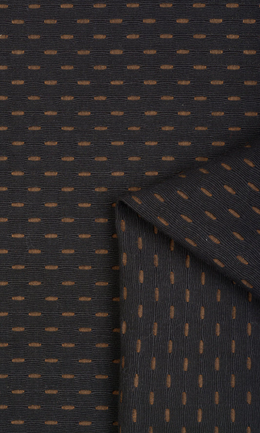 Cotton Home Decor Fabric Sample (Black)