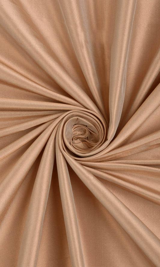 Shantung Silk Home Decor Fabric Sample (Peach/ Salmon)