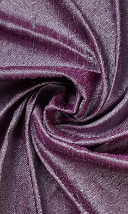 Pure Silk Home Décor Fabric By the Yard (Purple)