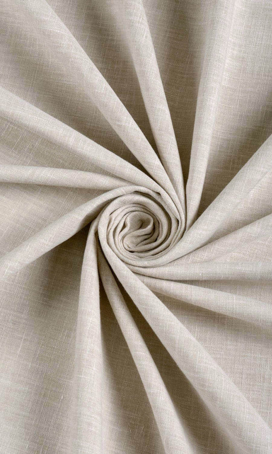 Poly-Cotton Blend Drapery (Pale Grey-Beige)