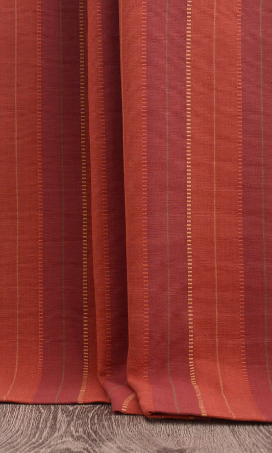 Cotton Window Curtains (Red)