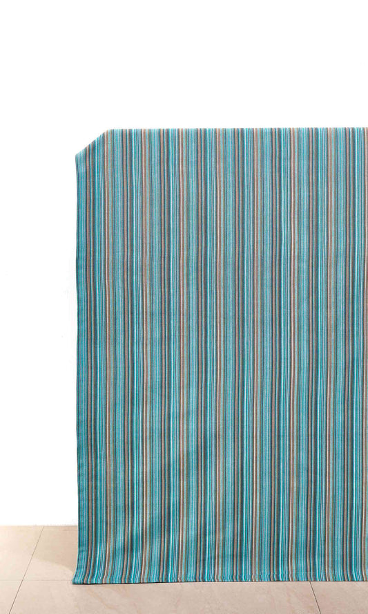 Cotton Home Décor Fabric Sample (Blue)