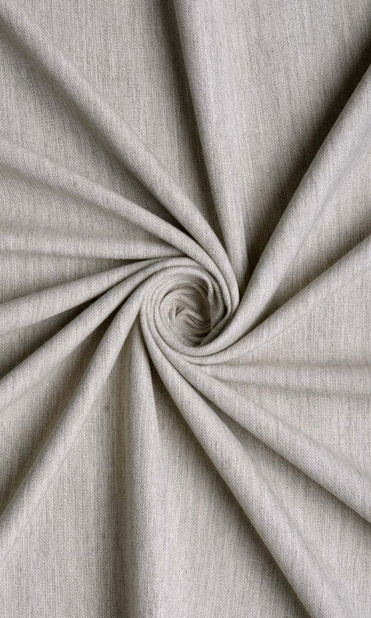 Plain Linen Texture Home Décor Fabric By the Yard (Pale Grey)