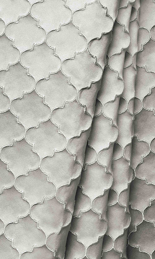 Silk Blend Home Decor Fabric Sample (Taupe Grey)