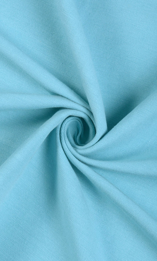 Cotton Fabric Blinds (Blue)