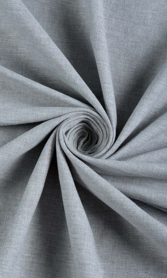 Linen Texture Home Décor Fabric By the Yard (Steel Grey)