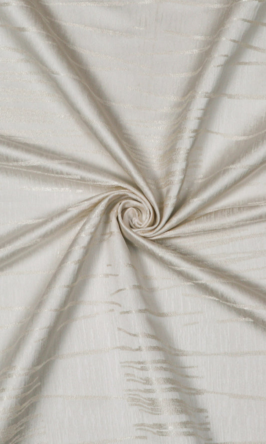 Abstract Patterned Home Decor Fabric Sample (Ivory/ Pale Beige)