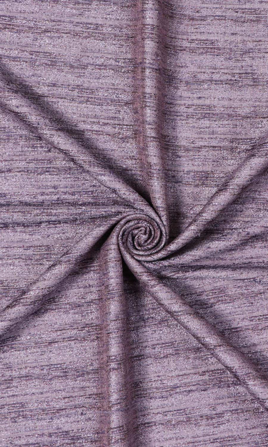 Faux Silk Textured Window Curtains (Purple)