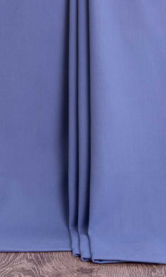 Cotton Blend Home Decor Fabric Sample (Periwinkle Blue)