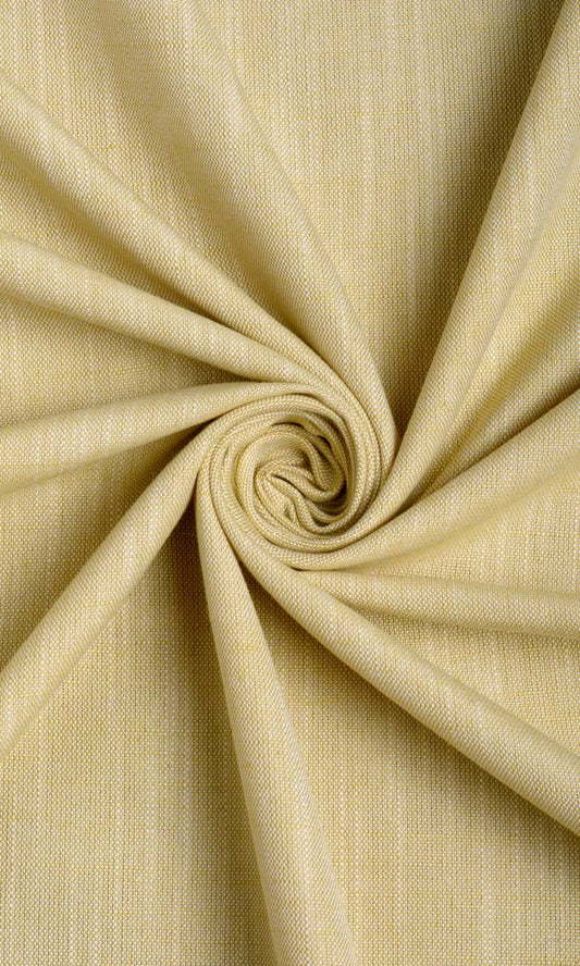 Plain Linen Texture Roman Blinds (Yellow)